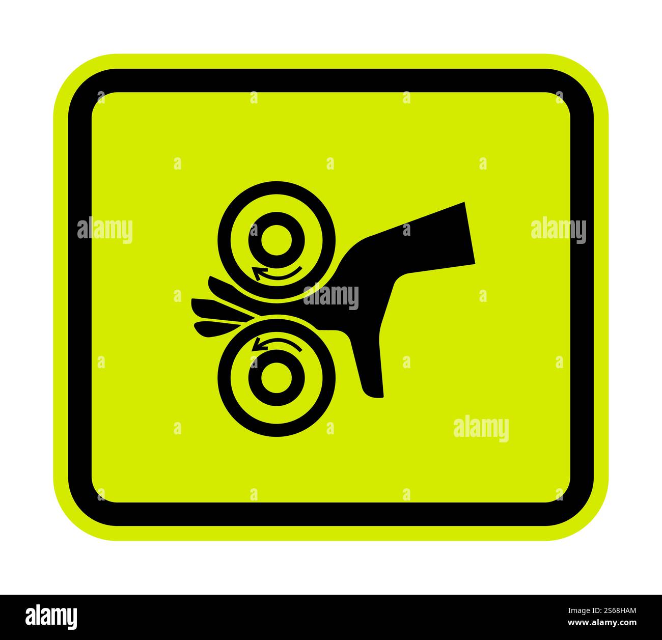 Hand Entangle Left Symbol Sign, Vector Illustration, Isolate On White ...