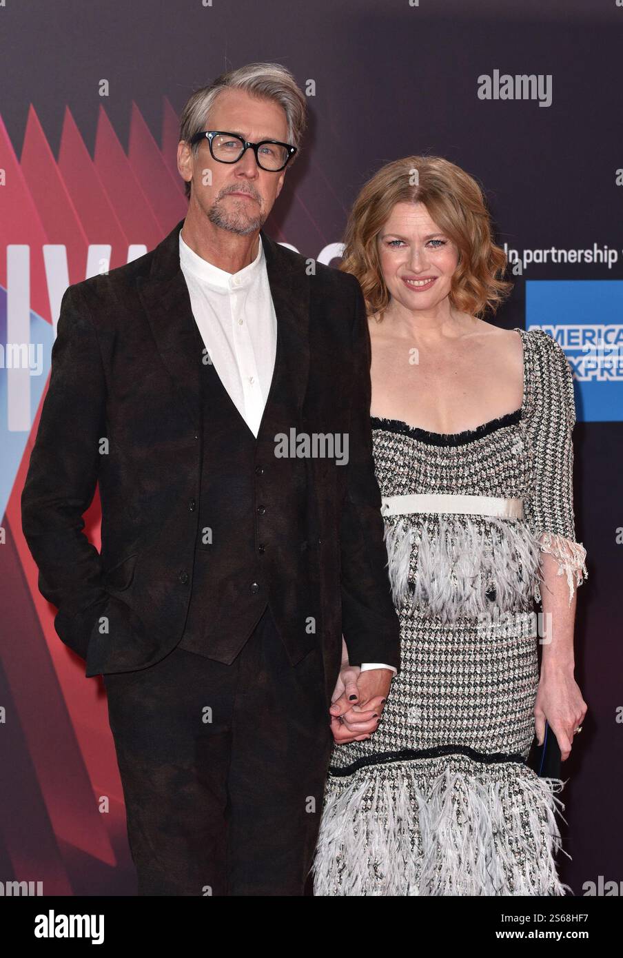 Alan Ruck and Mireille Enos attends 'Succession' European Premiere