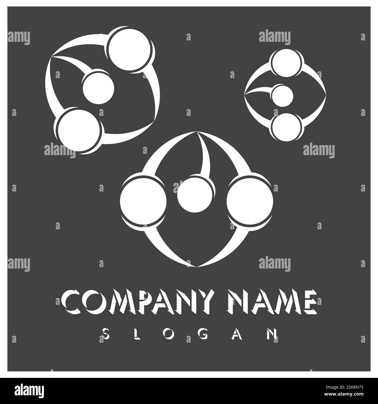 Molecule symbol logo template vector illustration design Stock Vector ...
