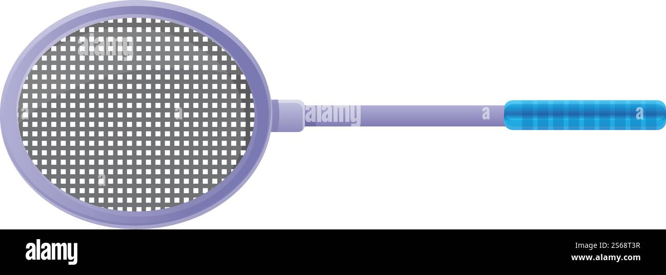 Badminton racket icon. Cartoon of badminton racket vector icon for web ...
