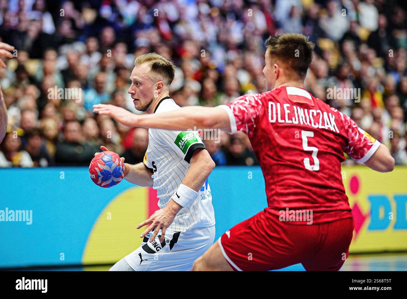 Luca Witzke (Deutschland, #07), Michal Olejniczak (Polen, #05) DEN ...