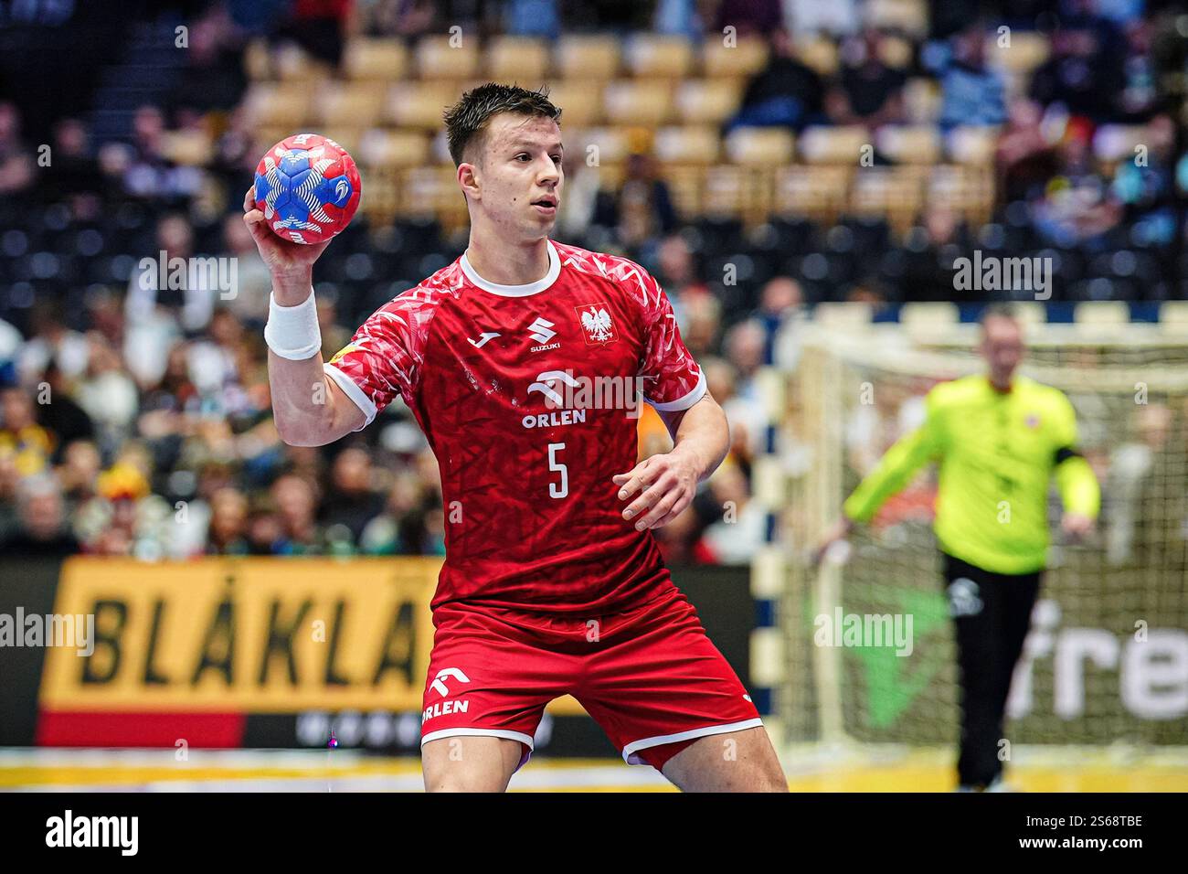 Michal Olejniczak (Polen, 05) DEN, Deutschland vs. Polen, Handball