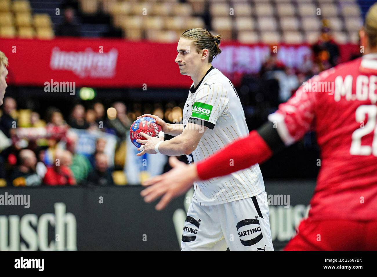 Juri Knorr (Deutschland, 15) DEN, Deutschland vs. Polen, Handball, IHF