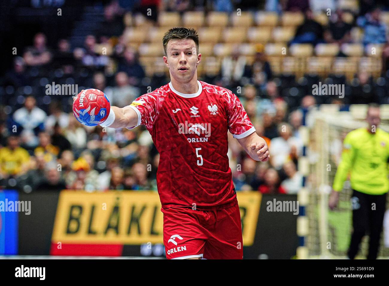 Michal Olejniczak (Polen, 05) DEN, Deutschland vs. Polen, Handball