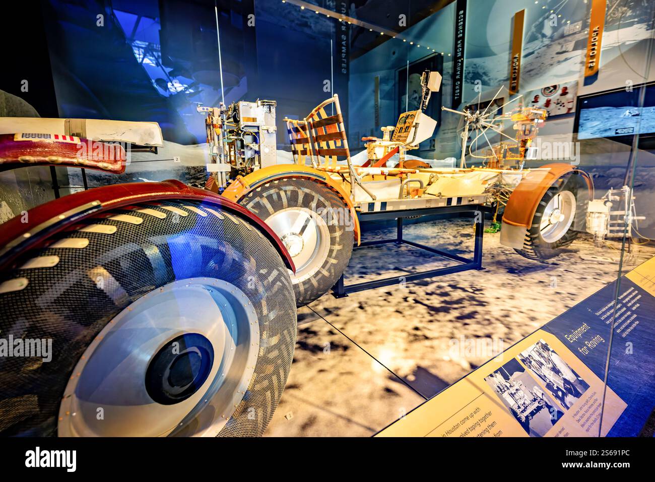 WASHINGTON DC — A Lunar Roving Vehicle qualification test unit is ...