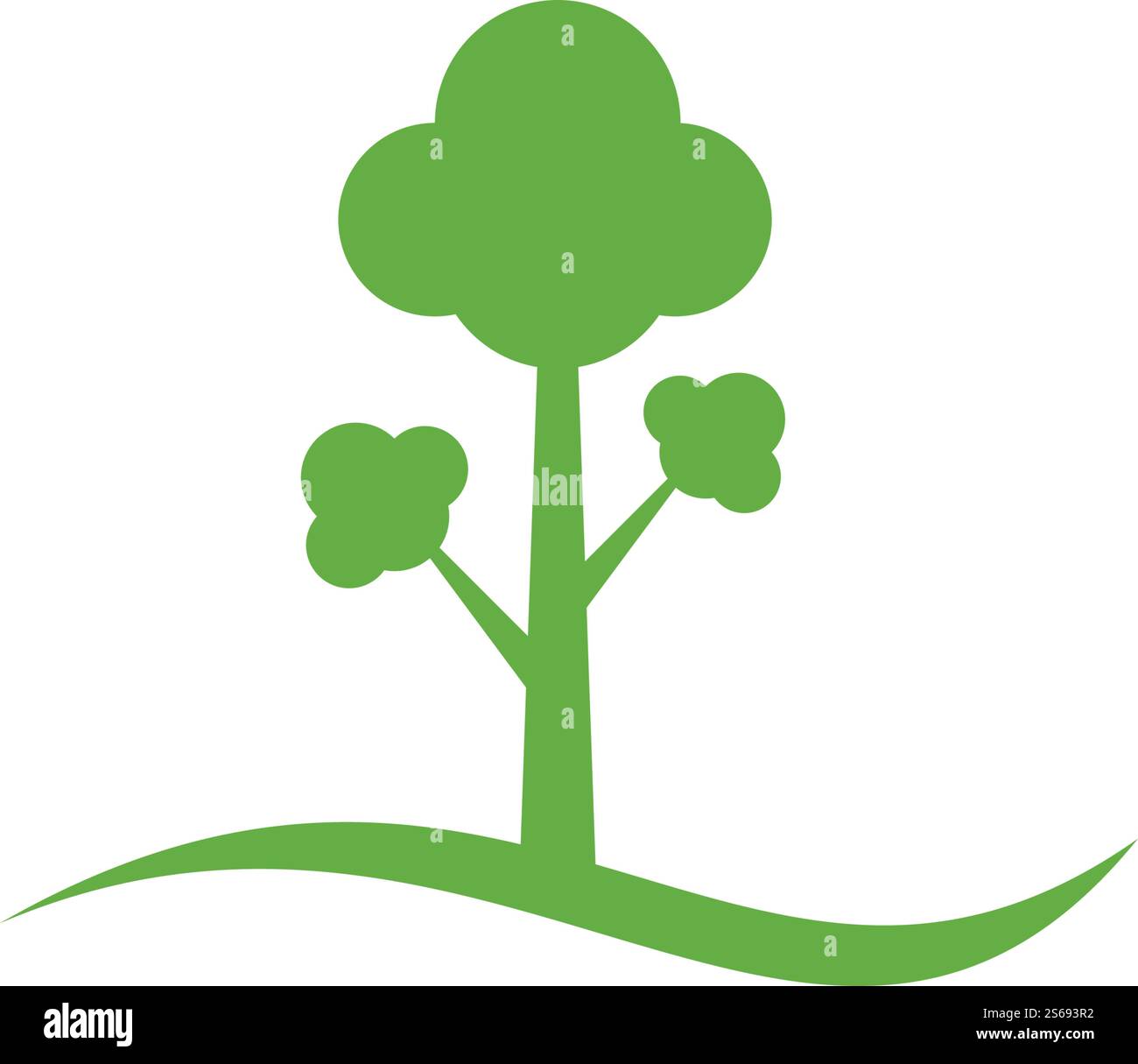 Tree logo template vector illustration Stock Vector