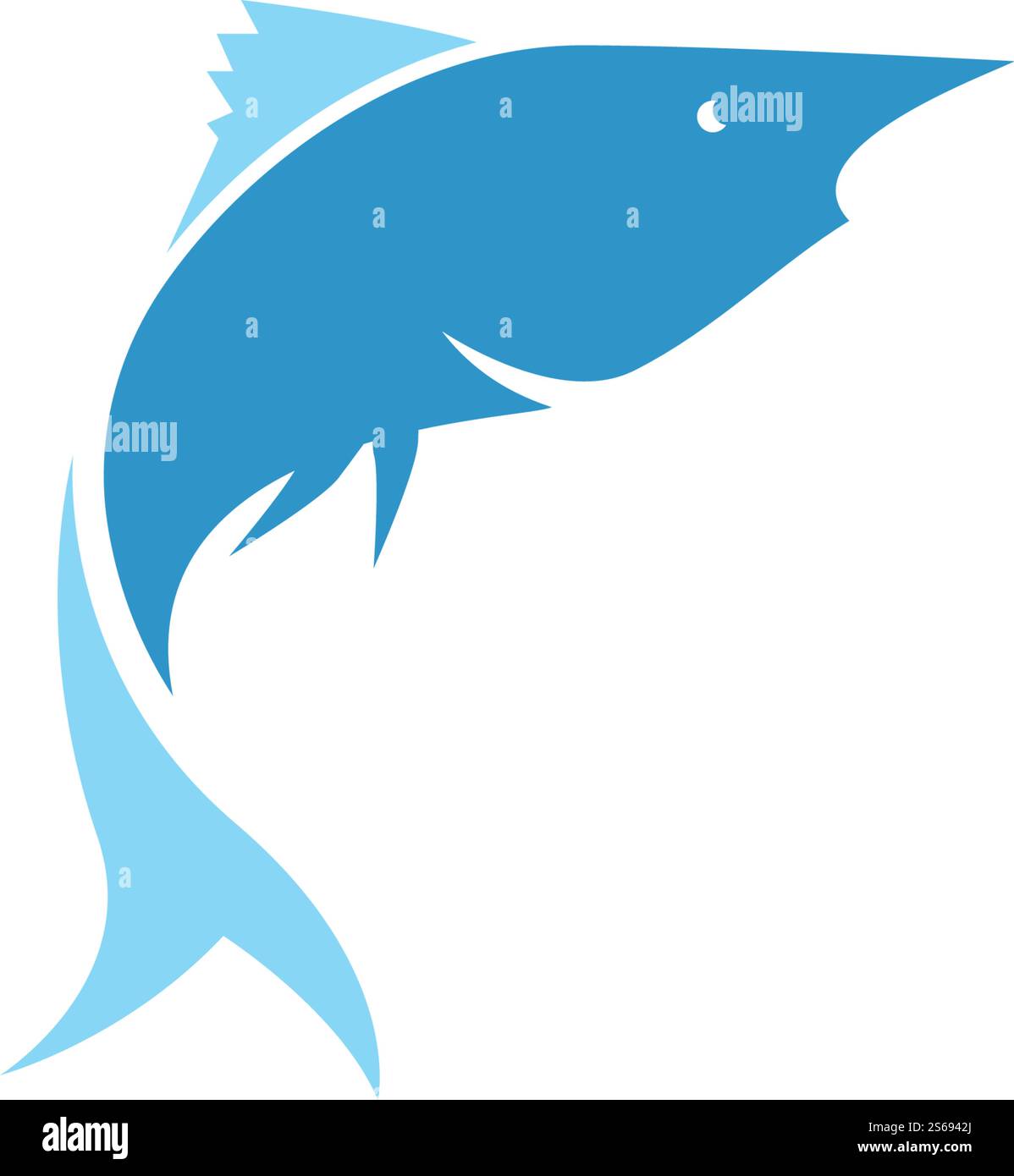 Fish Logo ilustration vector Template Stock Vector