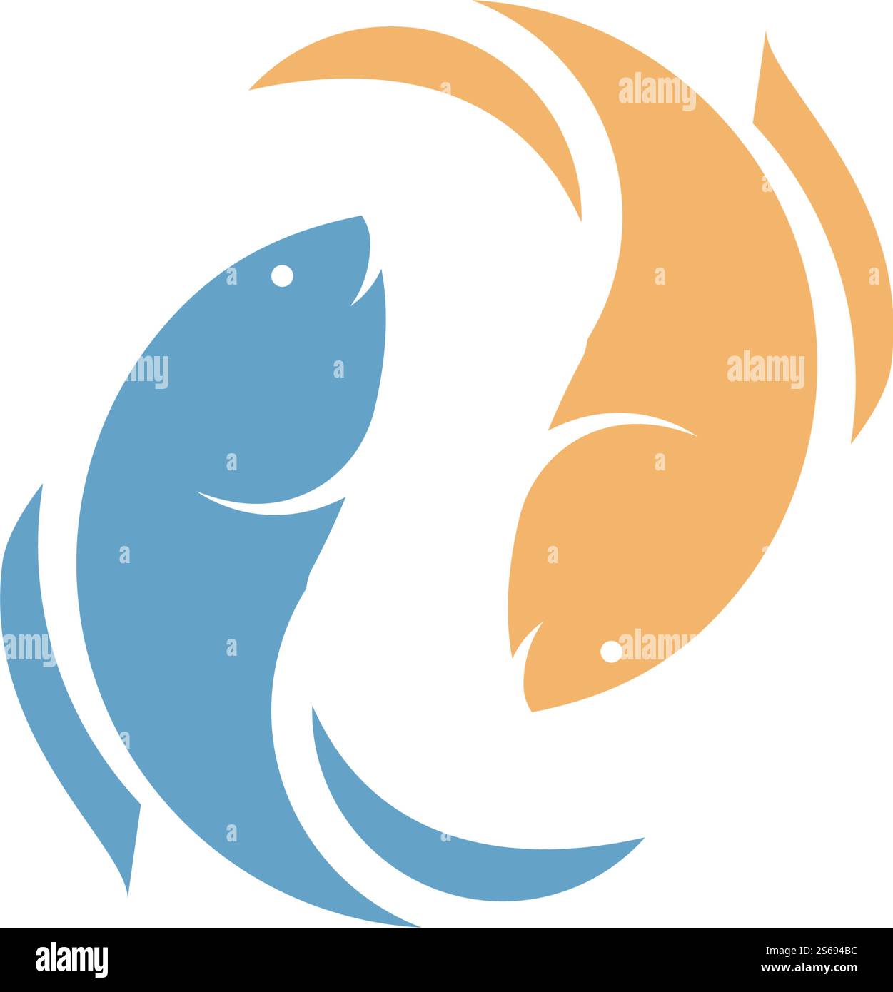 Fish Logo ilustration vector Template Stock Vector
