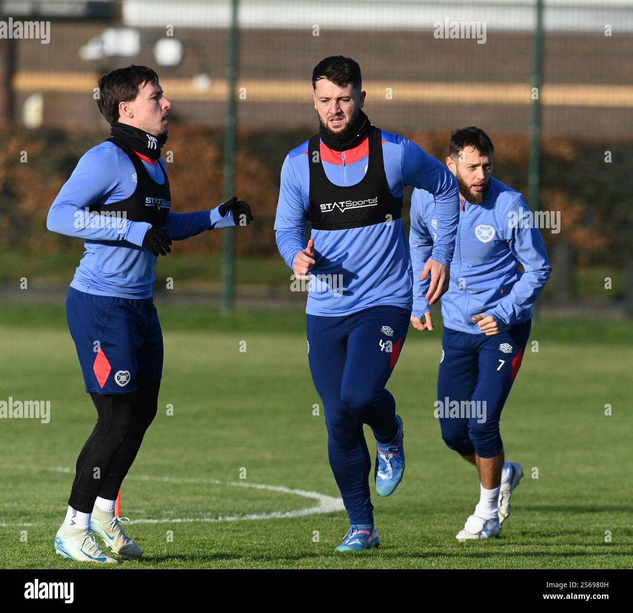 Oriam Sports Centre Edinburgh.Scotland.UK.16th Jan 2025 Hearts Training