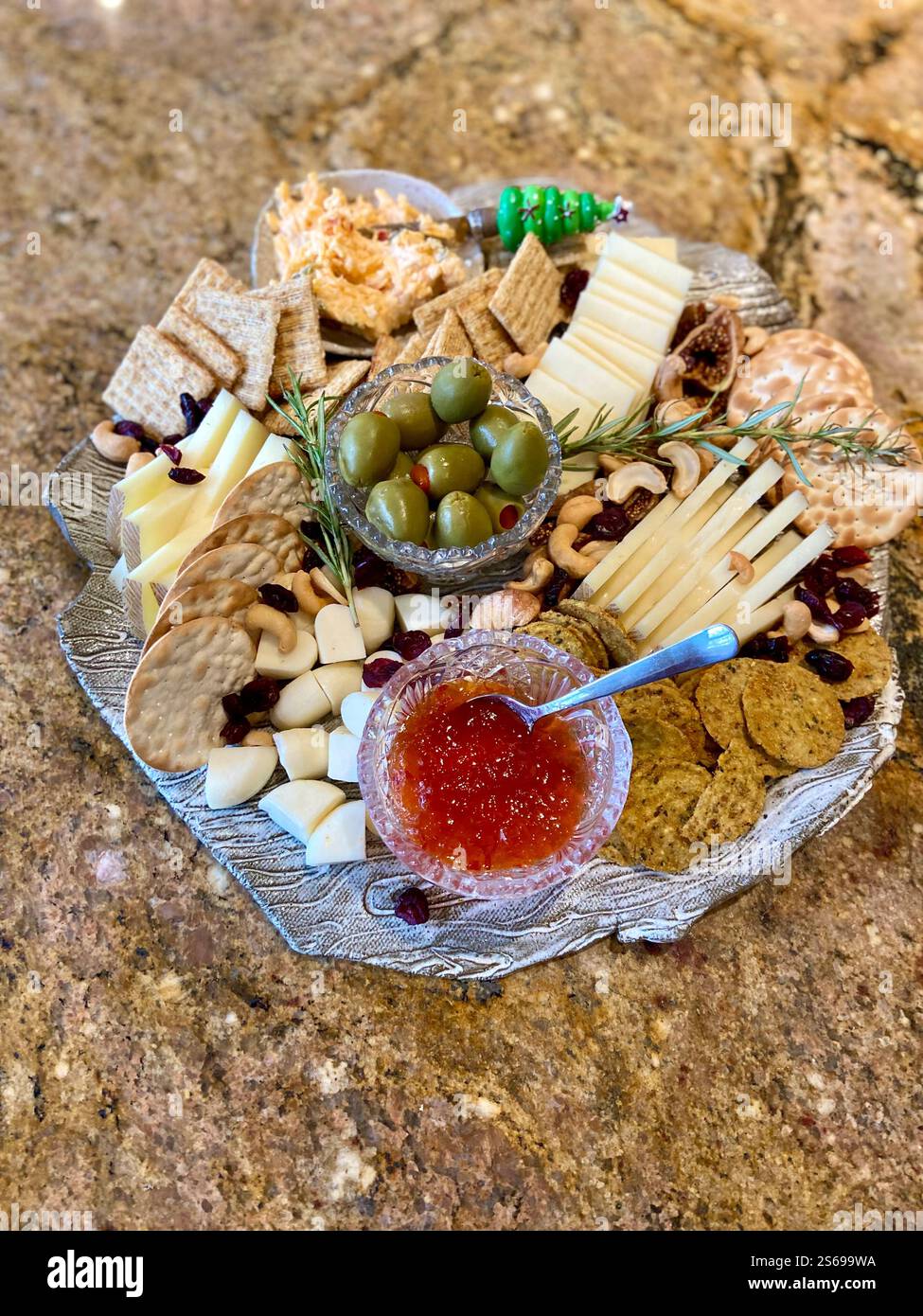 cheese board - Smartphone Captured Stock Image