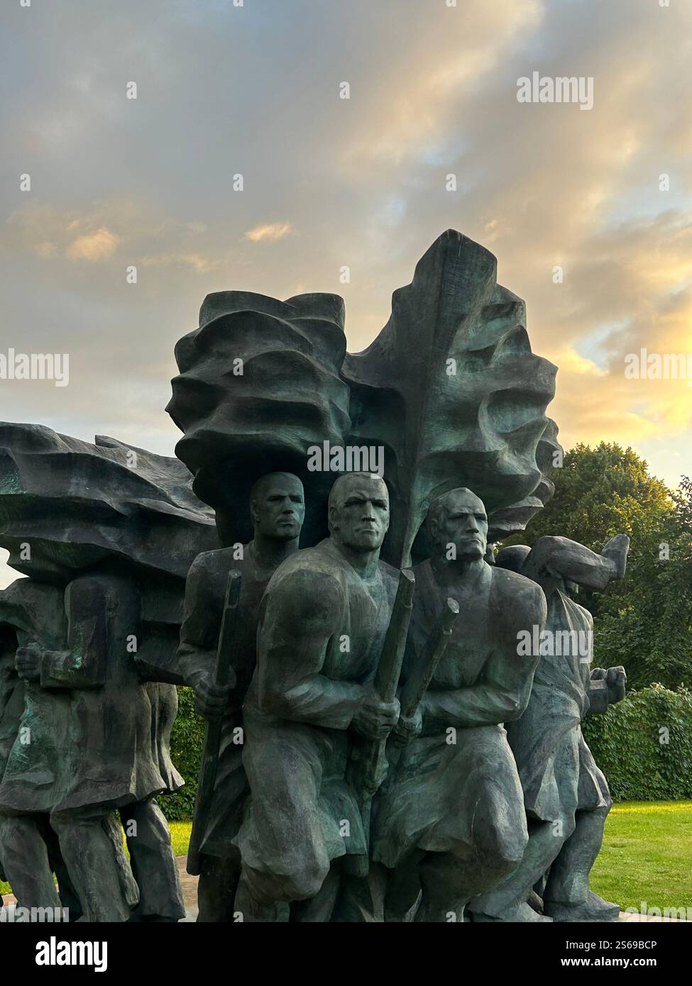 Soviet Brutalism Sculpture Park - Smartphone Captured Stock Image