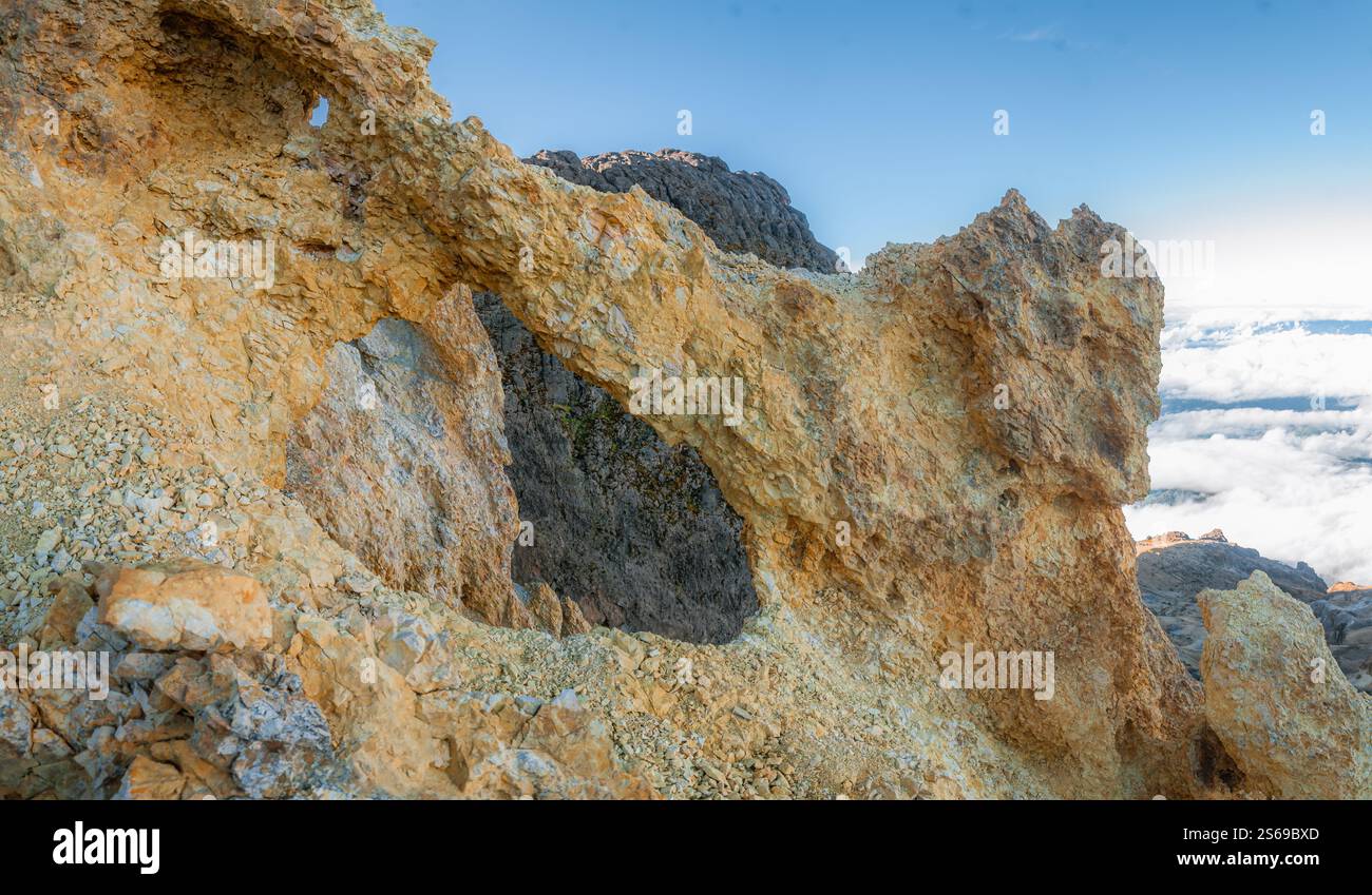 volcanic landscape showcasing the unique textures of volcanic rocks and ...