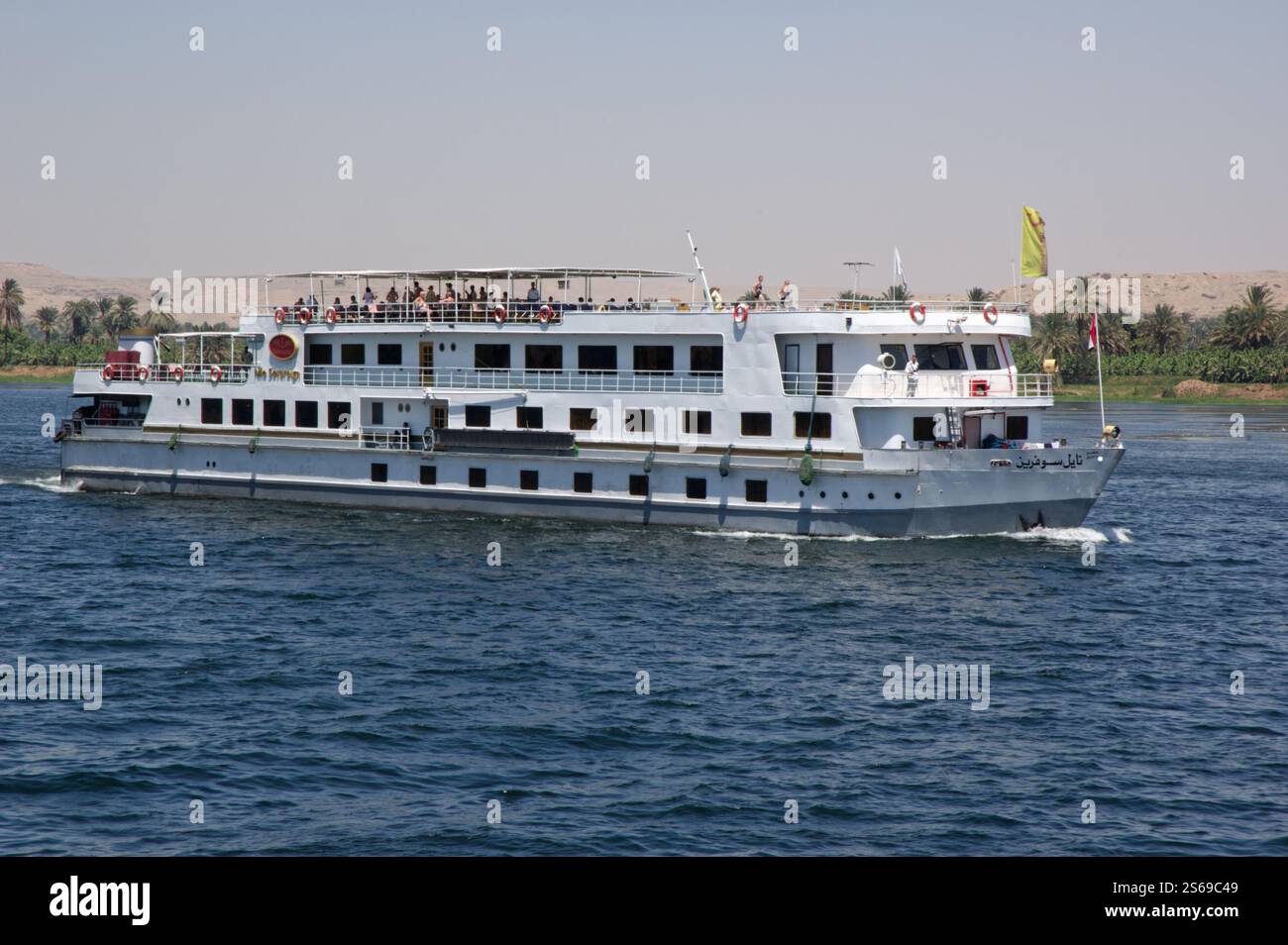 Cruise boat on the River Nile, Egypt Stock Photo - Alamy