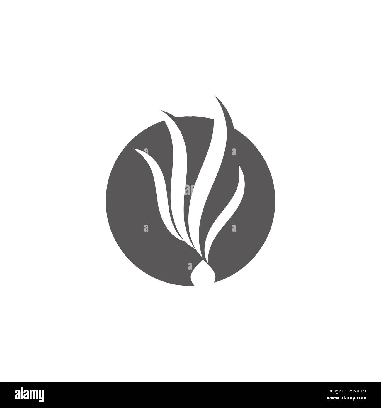 Hair Wave Logo Template vector symbol nature Stock Vector Image & Art
