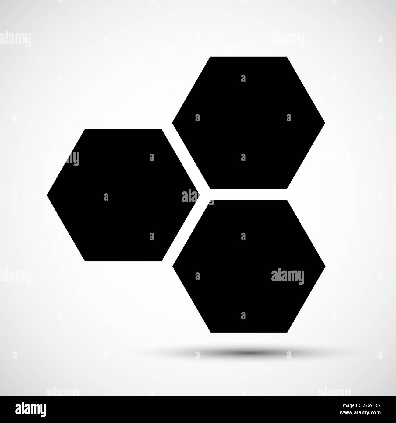 Honeycomb Icon Symbol Isolate on white Background,Vector Illustration Stock Vector