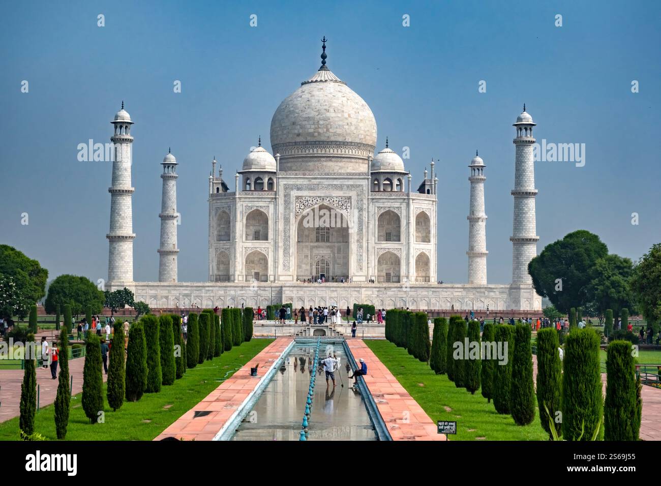 Taj Mahal An Ivory white Marble Mausoleum On The Right Bank Of The 