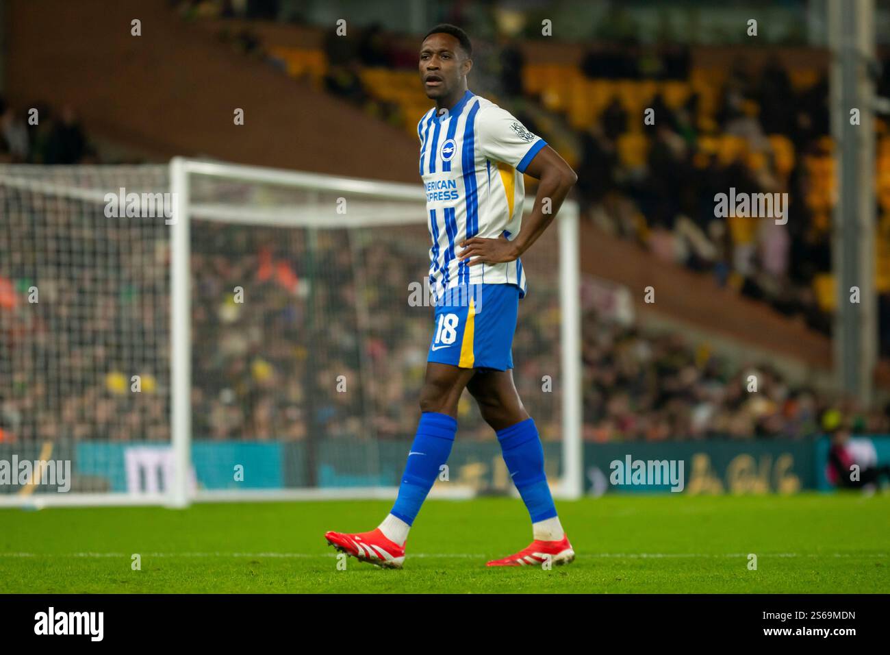 Danny Welbeck of Brighton & Hove Albion reacts during the Emirates FA