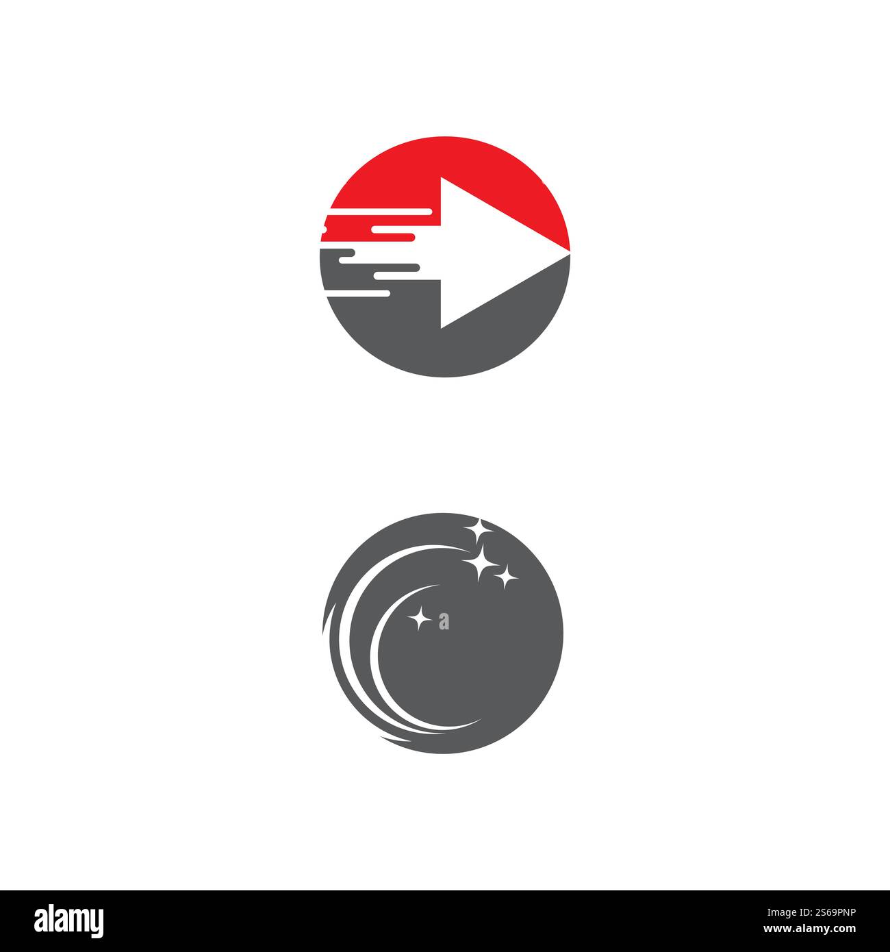 Arrow vector illustration icon Logo Template design Stock Vector Image ...