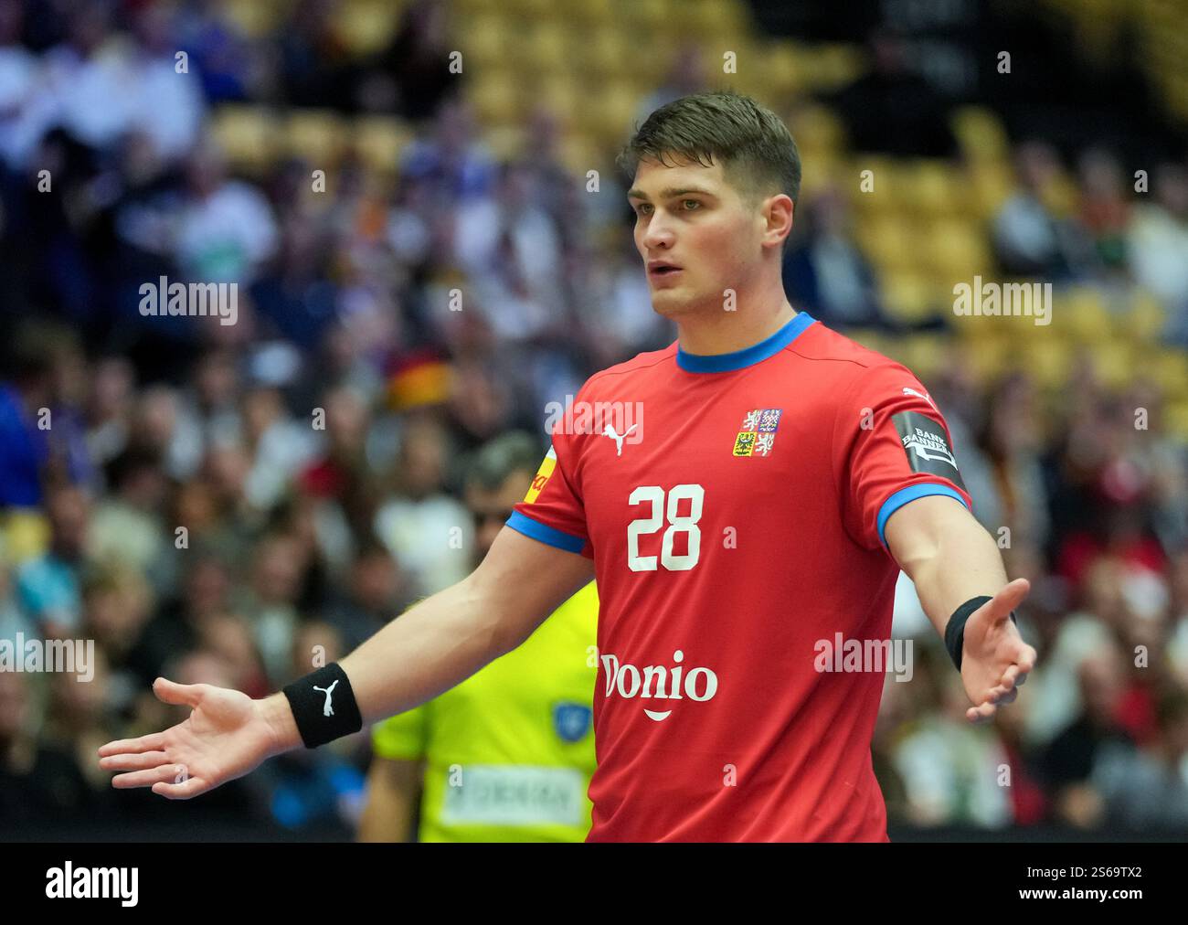 Herning, Denmark. 15th Jan, 2025. Handball: World Championship, Czech ...