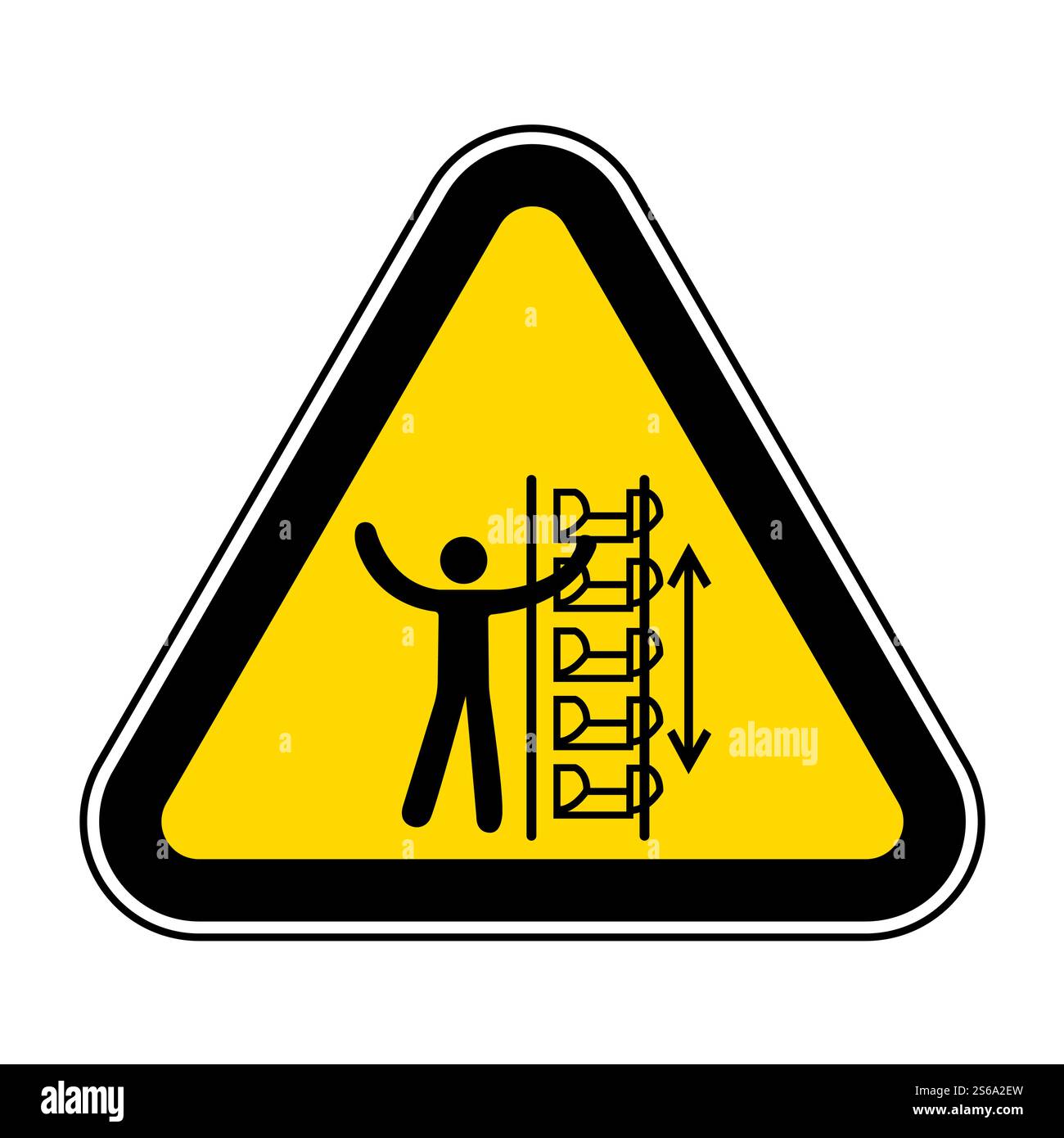 Beware Obstacles Symbol Isolate On White Background,Vector Illustration ...