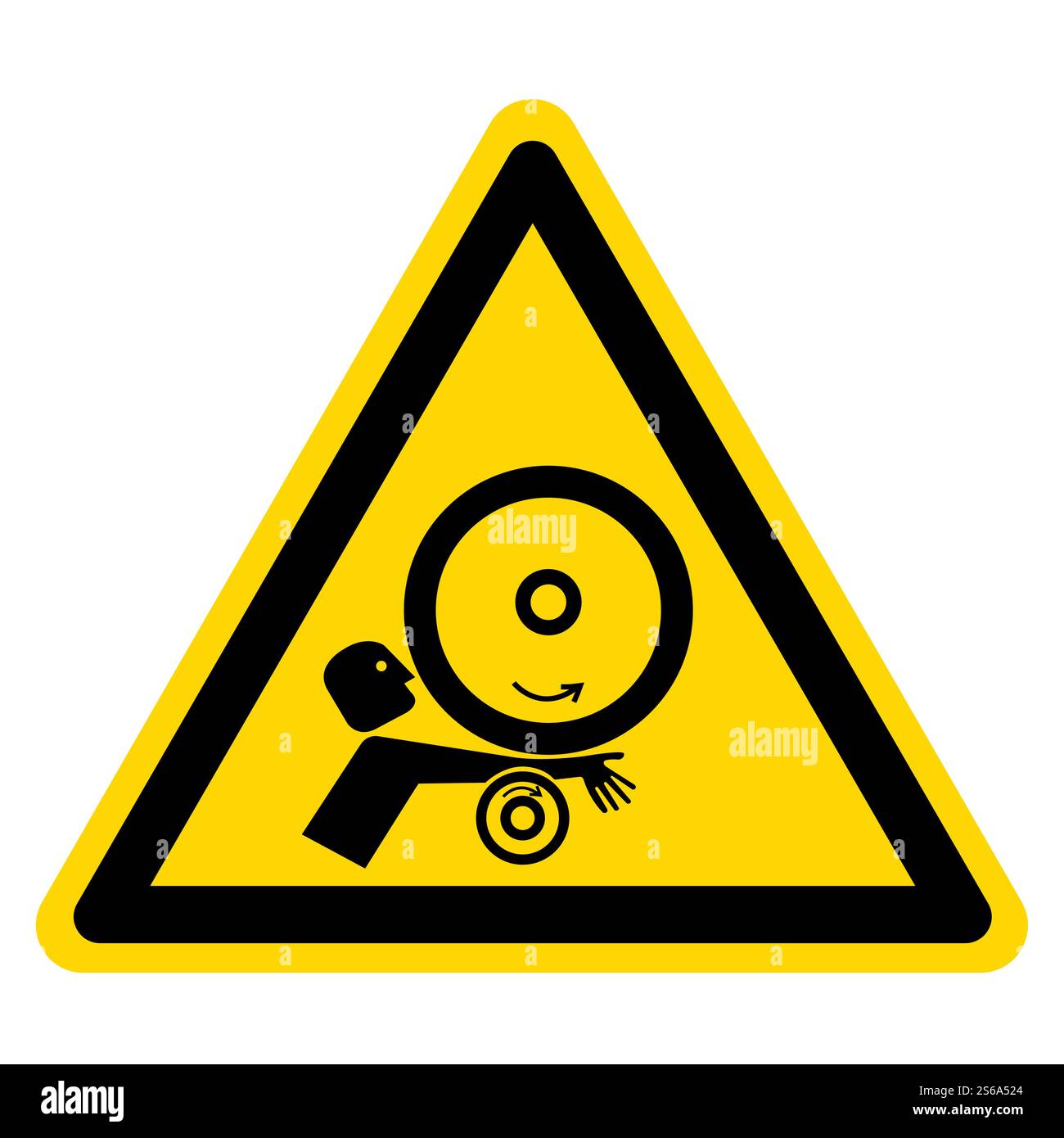Arm in Rollers Symbol Sign Isolate On White Background,Vector Illustration Stock Vector