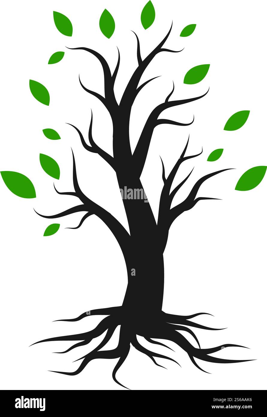 Tree logo template vector illustration Stock Vector Image & Art - Alamy
