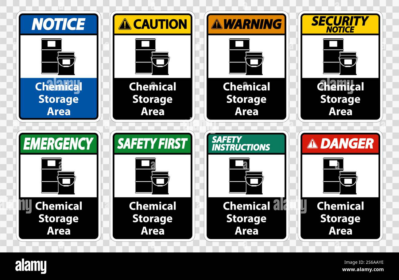 Formula Storage Sign Chemical Storage Symbol Sign Isolate on transparent Background,Vector ...
