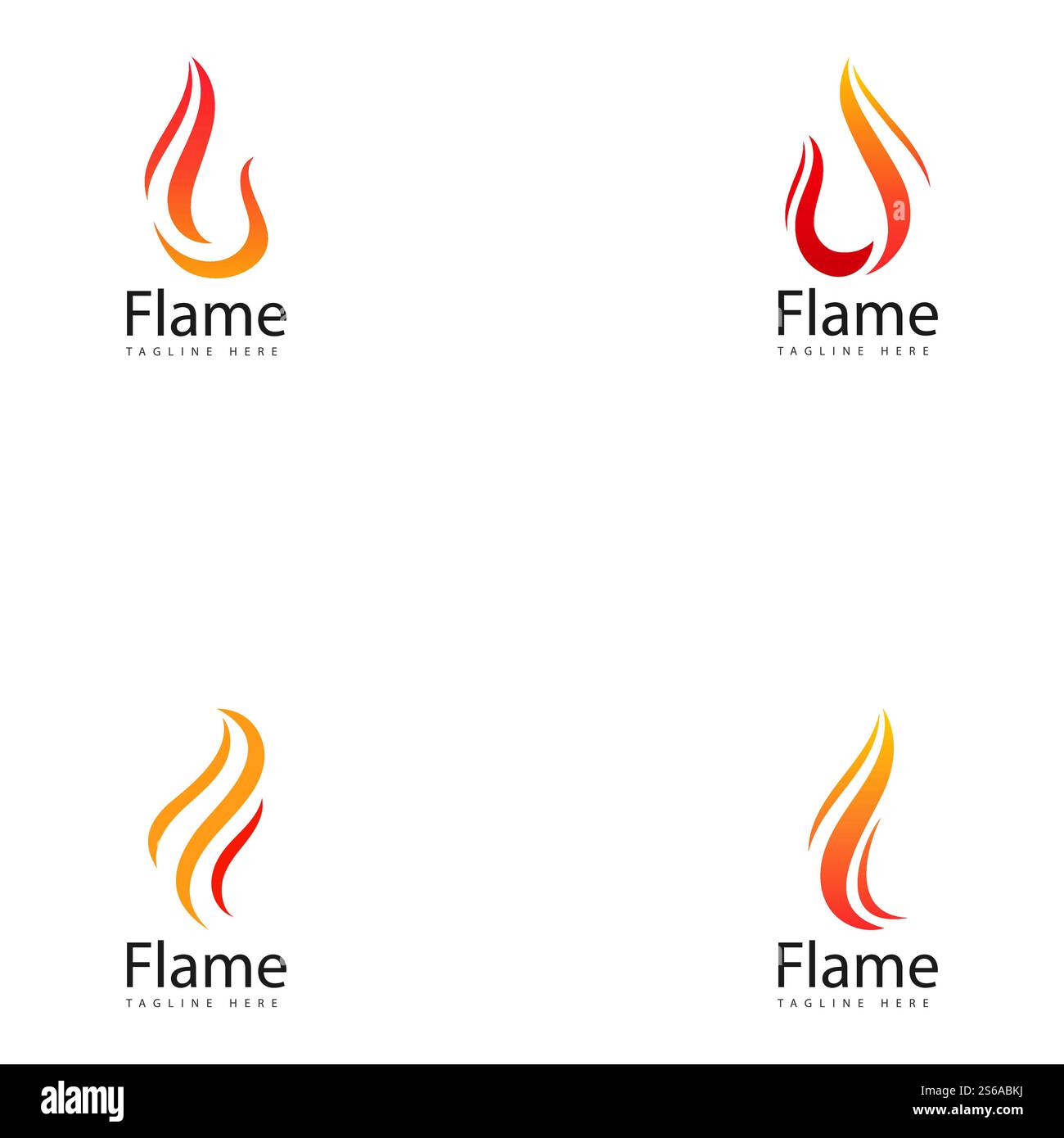 Flame logo Vector template. fire logo design icon Stock Vector Image ...