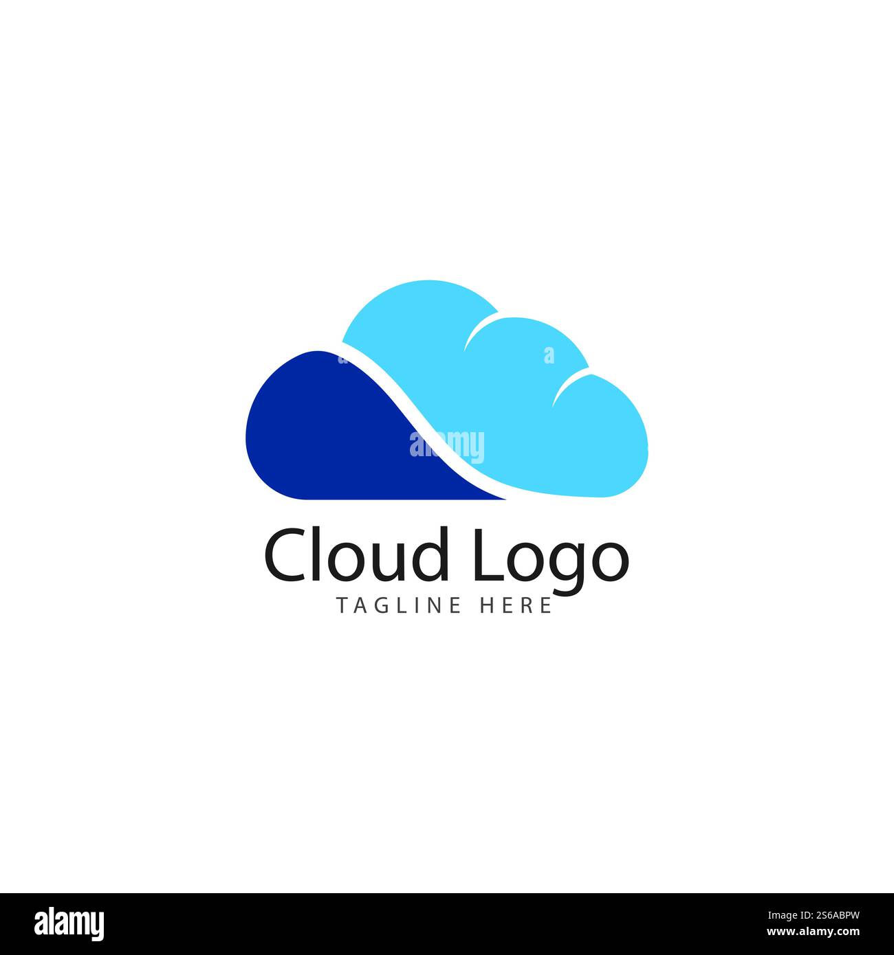 cloud logo vector icon template Stock Vector Image & Art - Alamy
