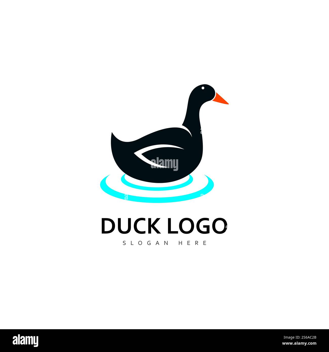 duck logo vector icon template Stock Vector Image & Art - Alamy