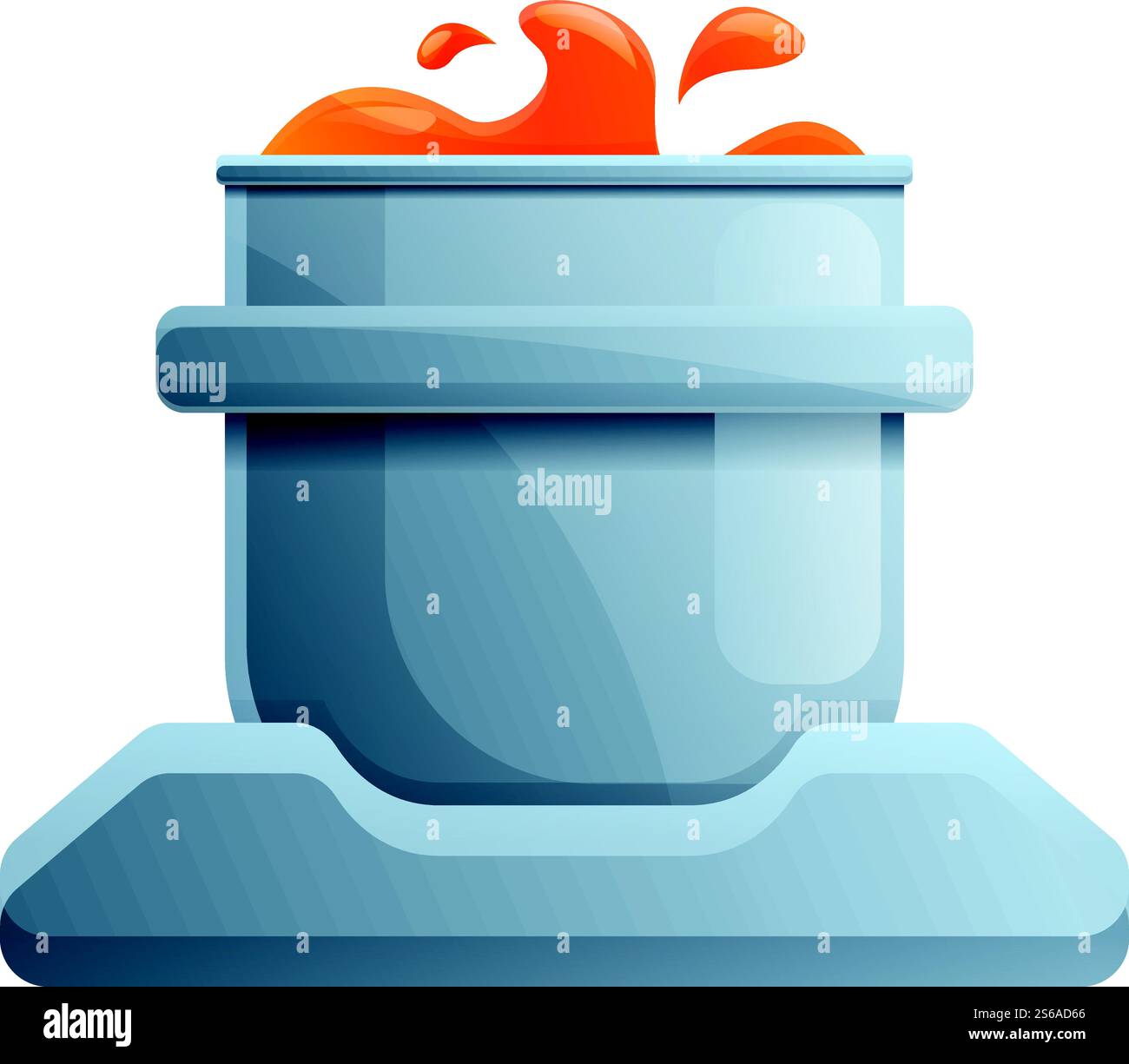Metallurgy boiling pot icon. Cartoon of metallurgy boiling pot vector ...