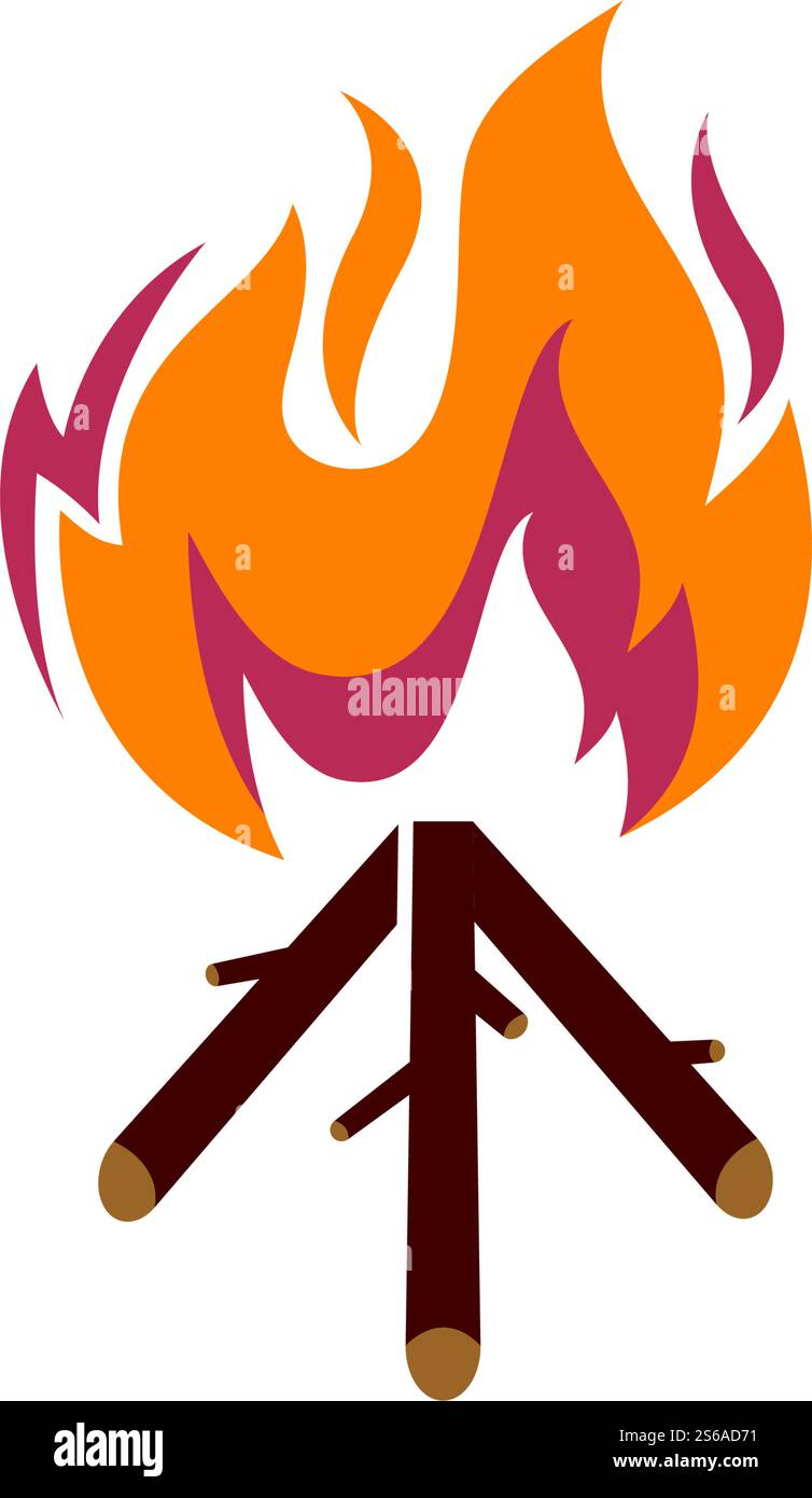 Old fireplace illustration Cut Out Stock Images & Pictures - Alamy