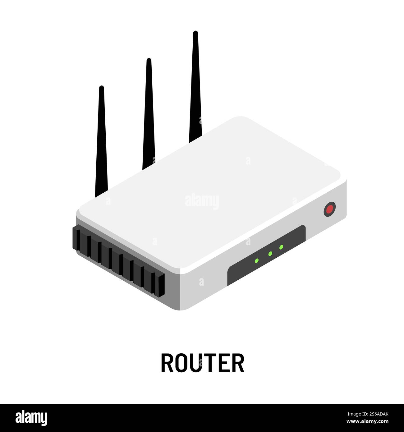 WiFi router wireless ethernet modem isolated device vector Internet ...