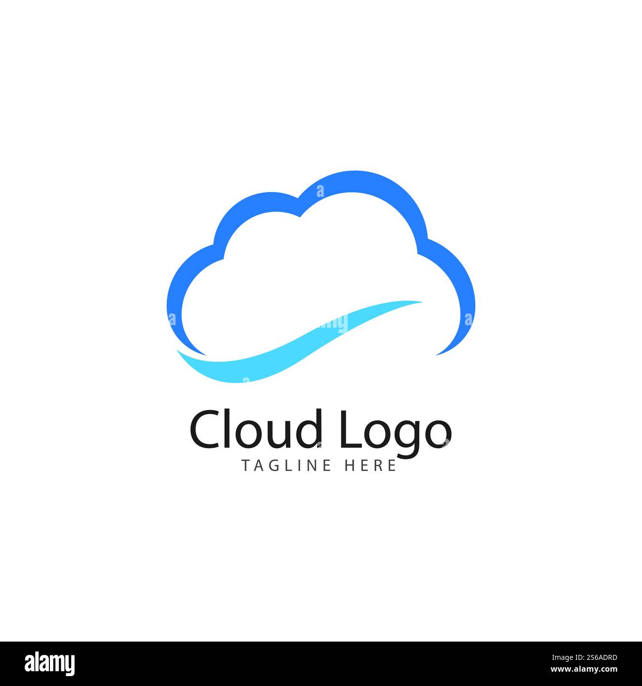 cloud logo vector icon template Stock Vector Image & Art - Alamy