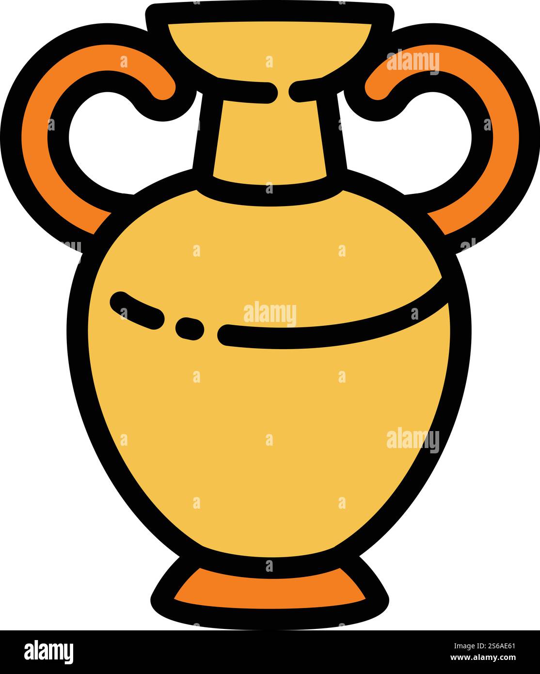 Ancient vase icon. Outline ancient vase vector icon for web design ...