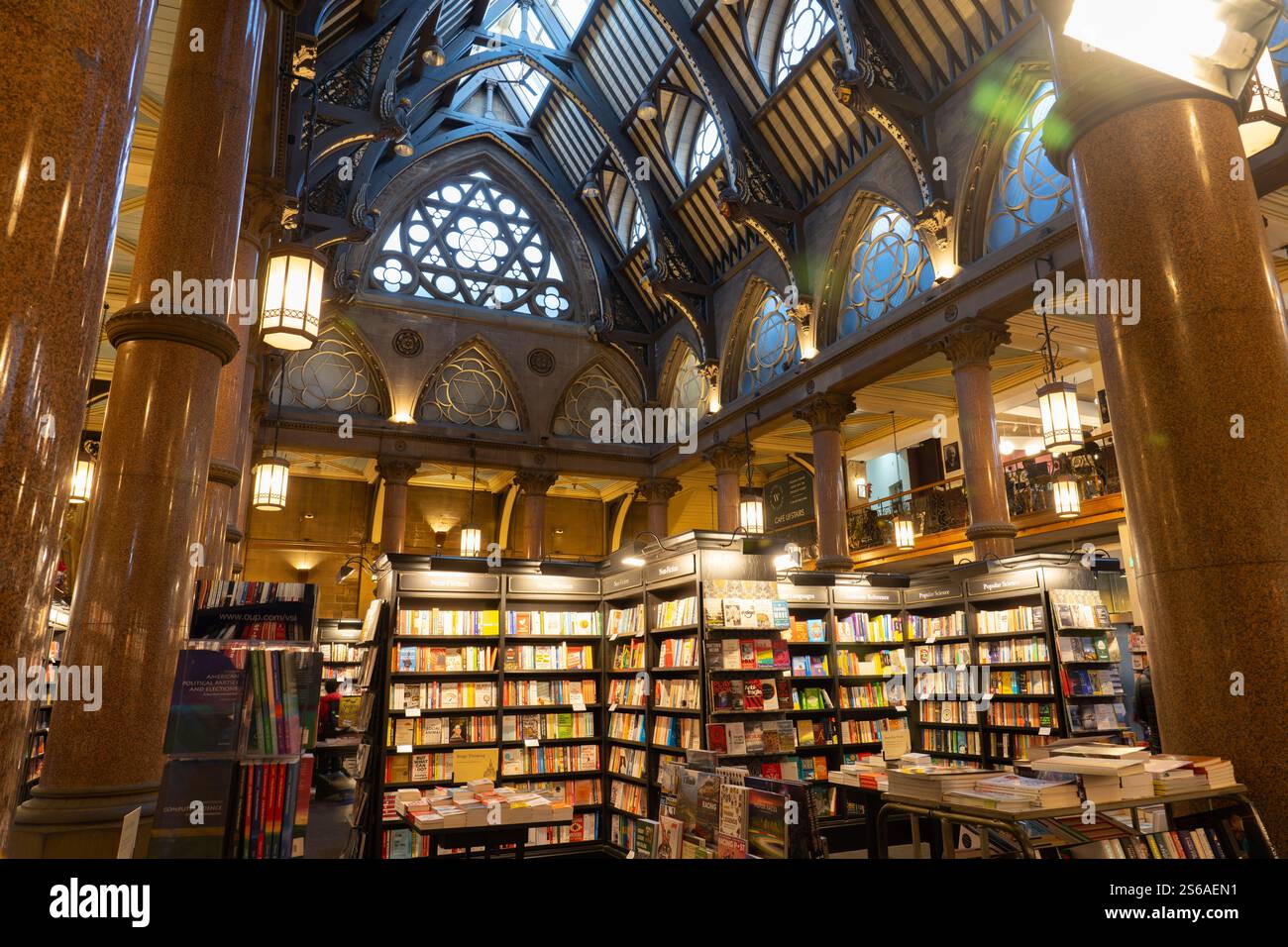 Waterstones Book Shop in the Historic Wool Exchange Building, Bradford ...