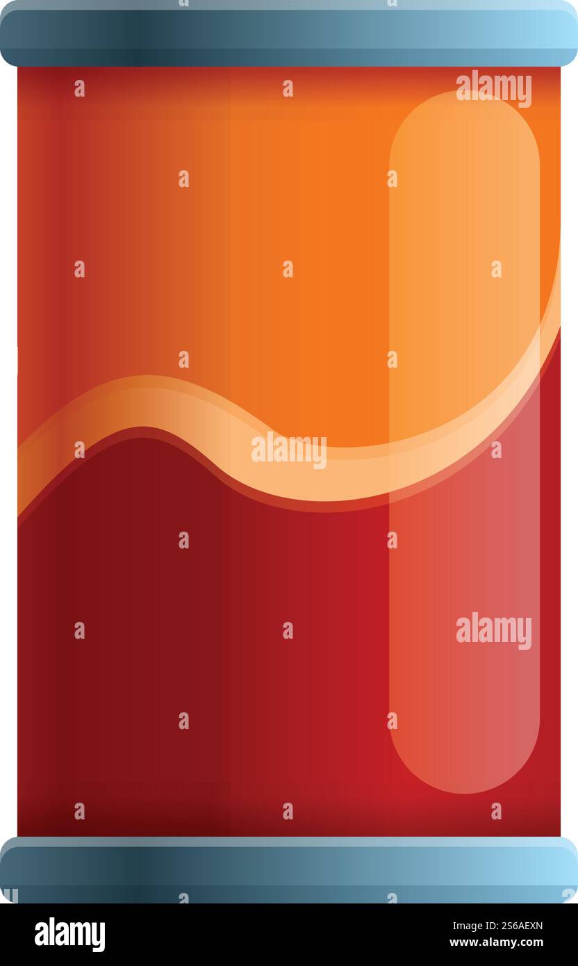 Cold food tin can icon. Cartoon of cold food tin can vector icon for ...