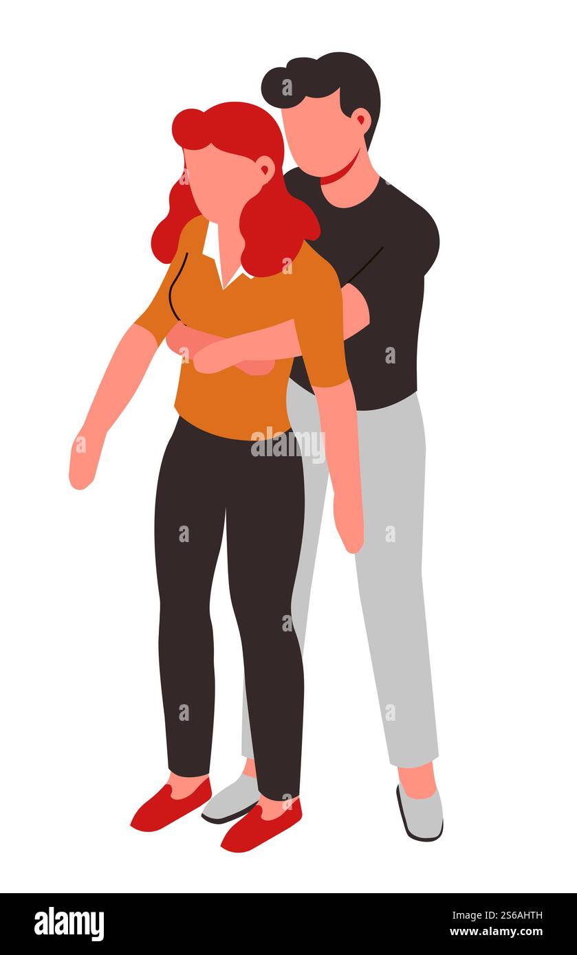 Abdominal thrusts first aid choking or airway obstruction heimlich maneuver vector saving life or patient rescuing compressing lungs man and woman expelling object from trachea paramedic training.. First aid choking or airway obstruction heimlich maneuver Stock Vector