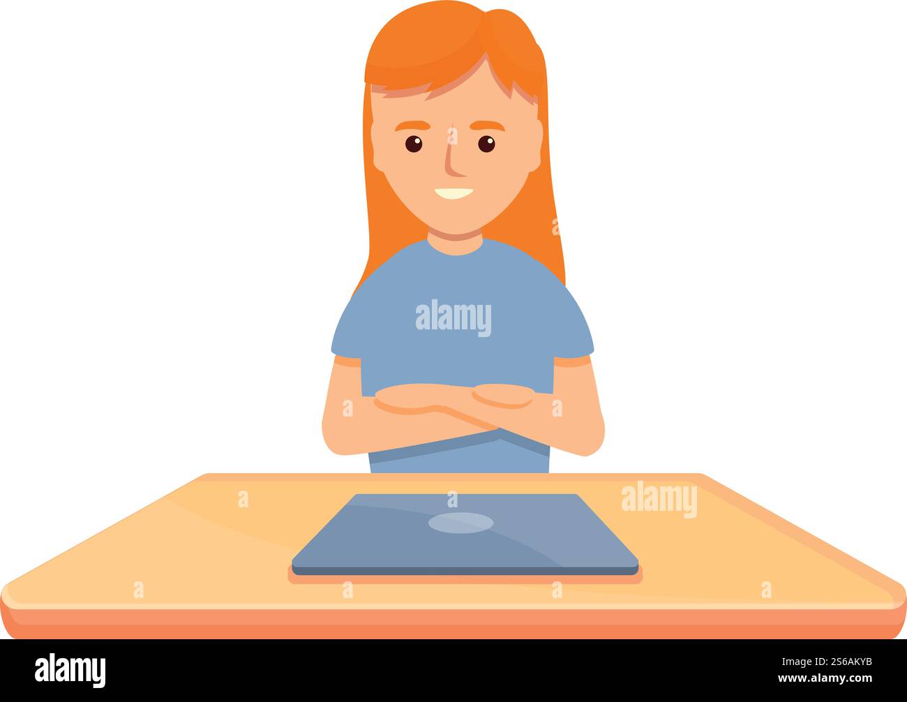 Girl programming icon. Cartoon of girl programming vector icon for web ...