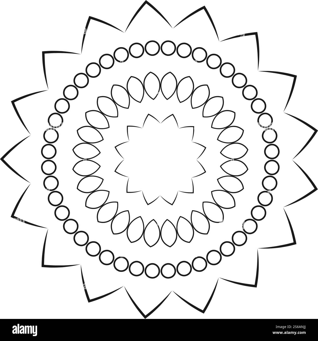 Decorative line arabic pattern vector design Stock Vector Image & Art ...