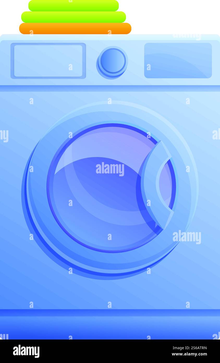 Home chores dryer icon. Cartoon of home chores dryer vector icon for ...