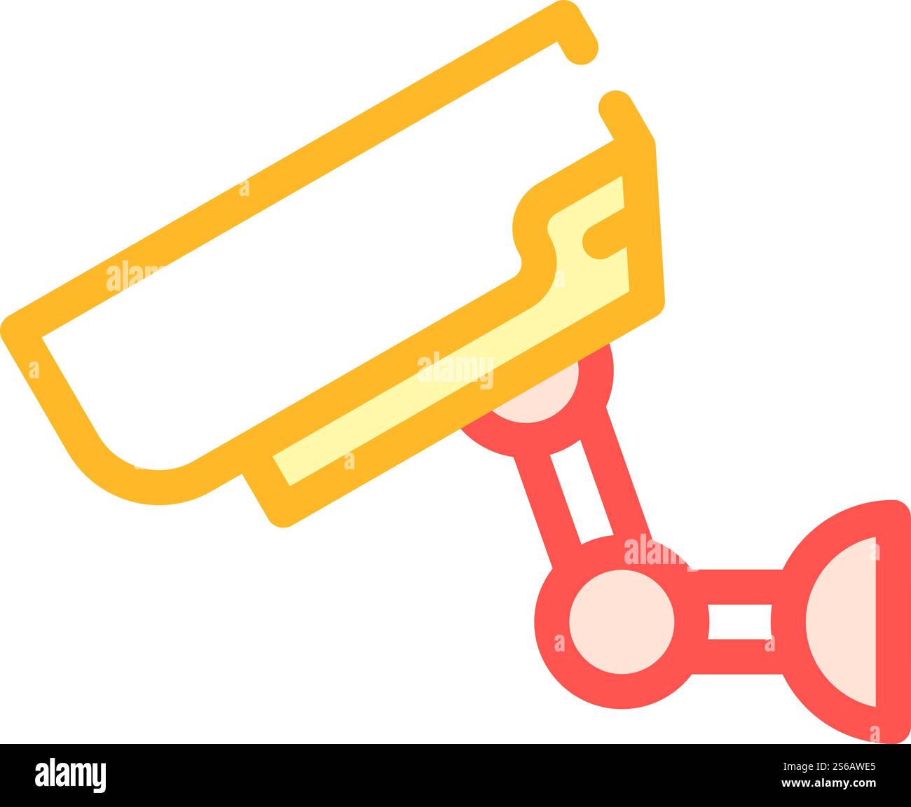secure video camera color icon vector. secure video camera sign ...