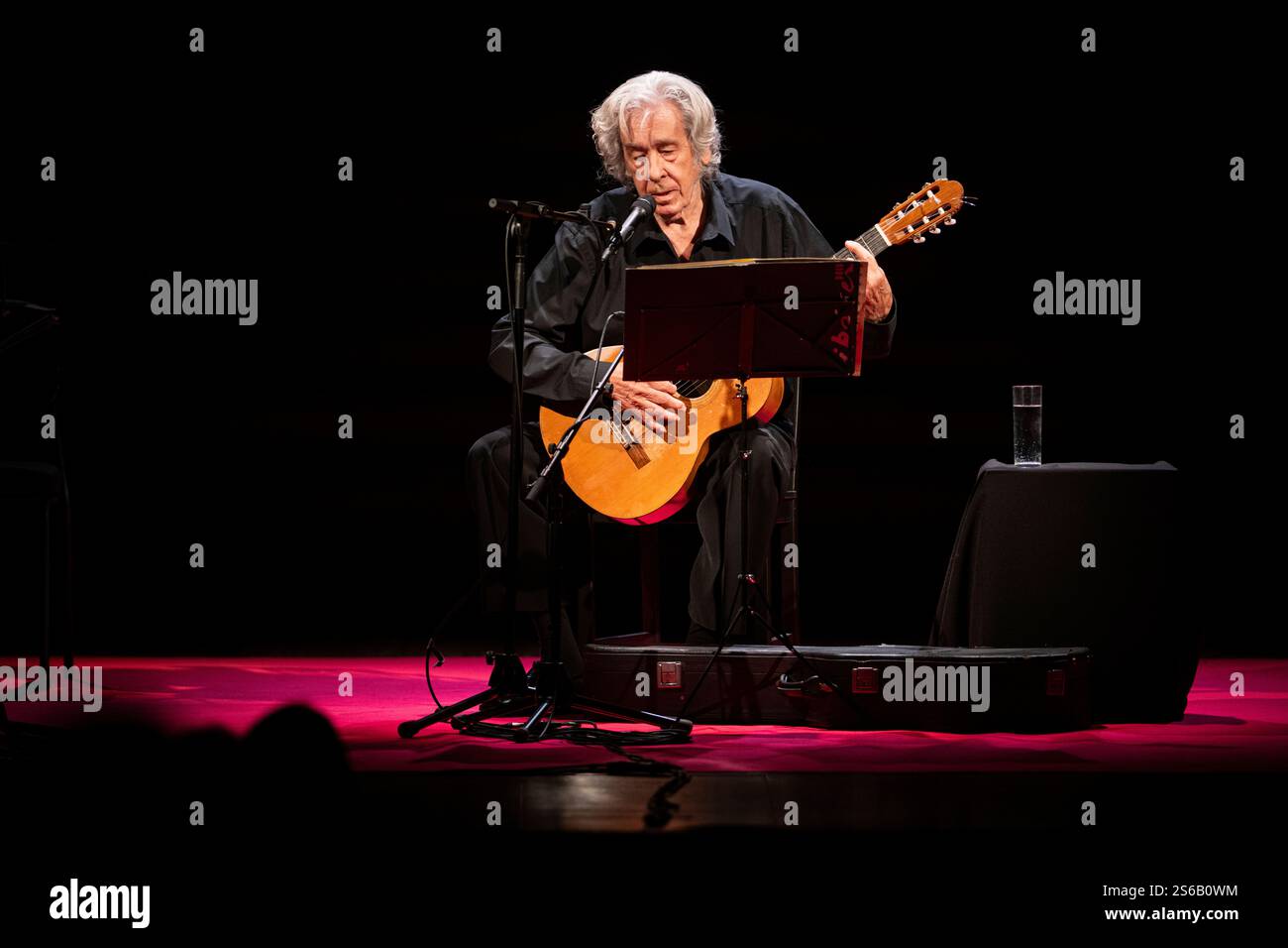 The singer-songwriter Paco Ibáñez, during the 26th Mediolanum Bank Mil ...