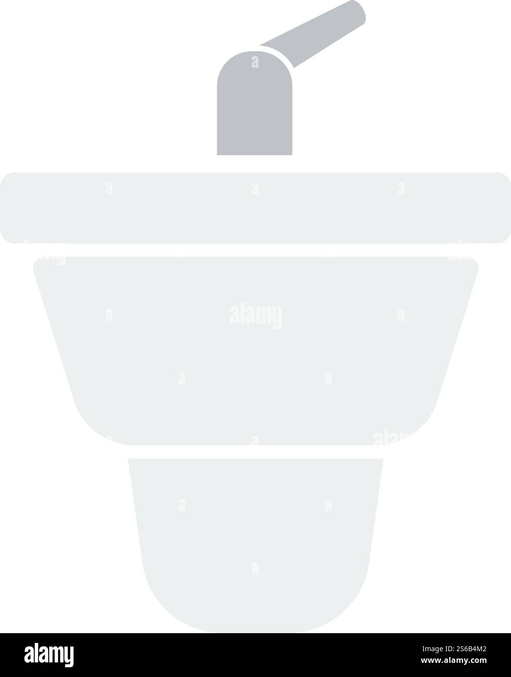 Bidet Icon. Flat Color Design. Vector Illustration. Stock Vector
