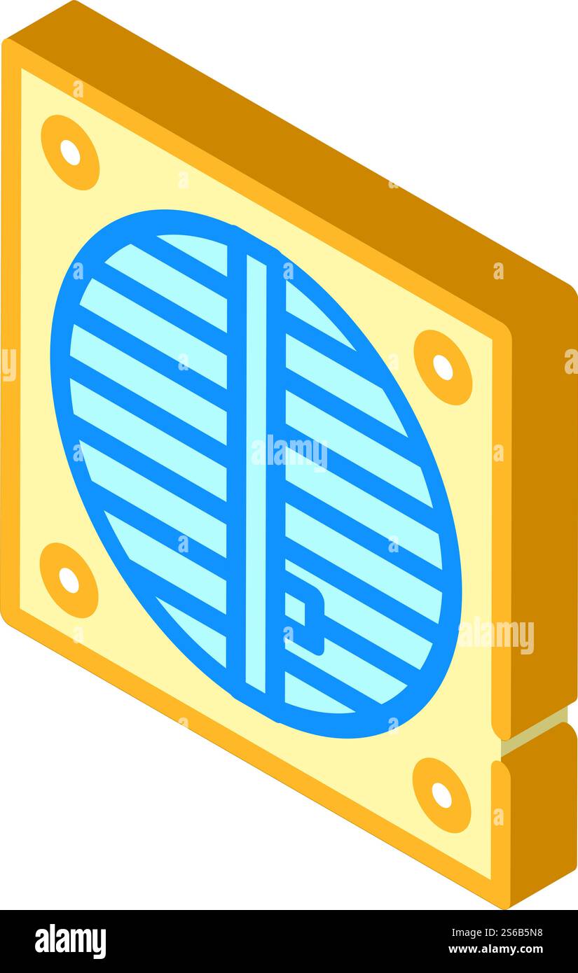 ventilation repair isometric icon vector. ventilation repair sign ...