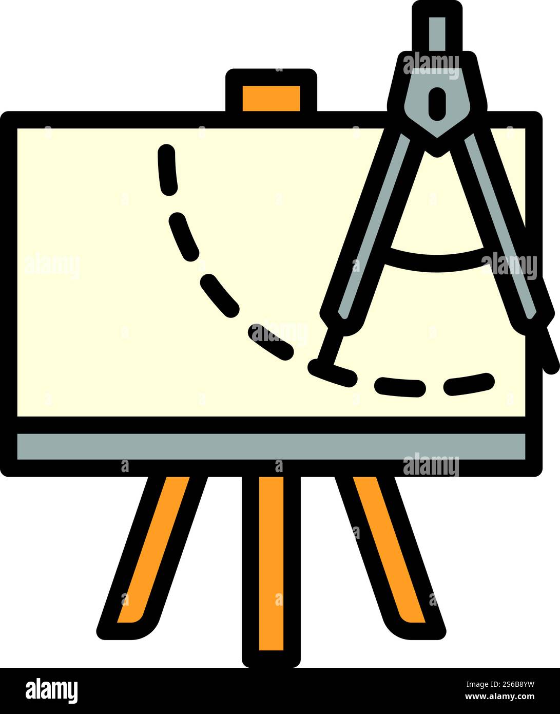Calipers technical drawing Stock Vector Images - Alamy