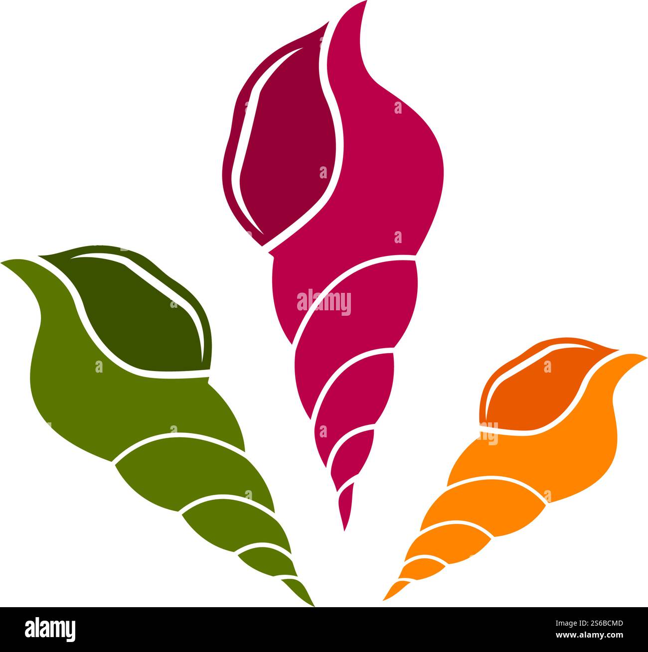 snail vector illustration flat design Stock Vector Image & Art - Alamy