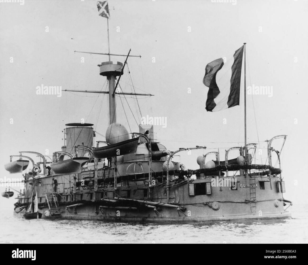 French ironclad Furieux NH 64447. Stock Photo