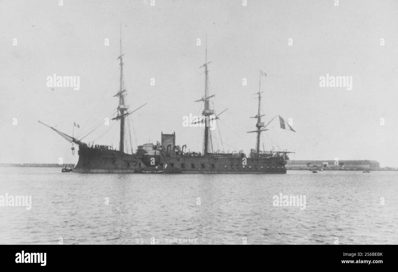 French ironclad Turenne NH 74876. Stock Photo