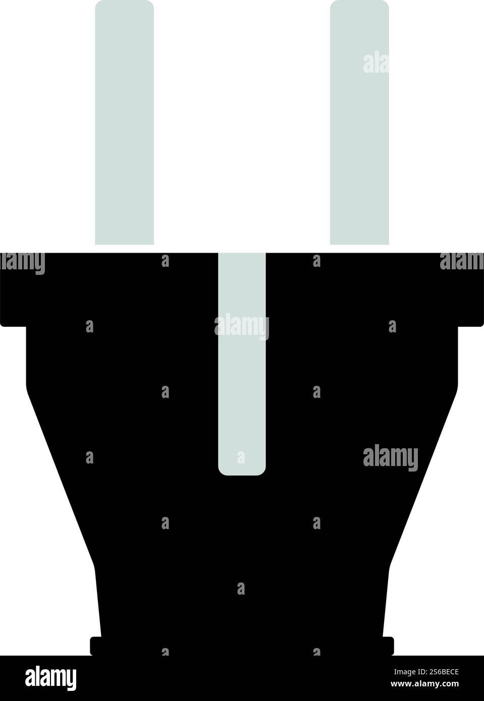 Electrical Plug Icon. Flat Color Design. Vector Illustration Stock ...